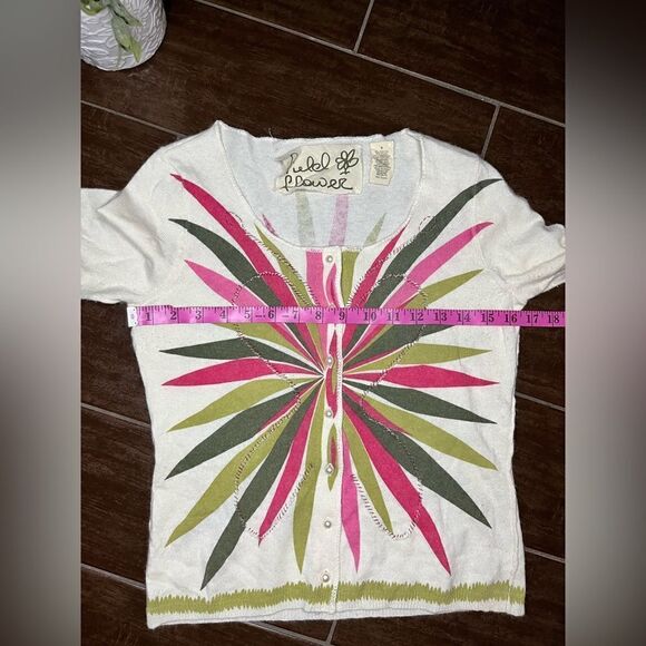 Anthropologie Field Flowers sweater blouse sz small - Picture 6 of 7